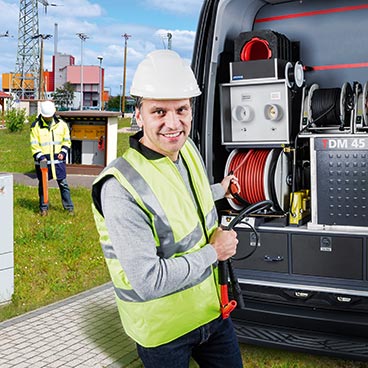 Cable fault and test system vans